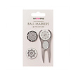 Surprizeshop Surprizeshop Kit de Marqueurs de Balle avec Relève-Pitch - Argent