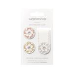 Surprizeshop Kit de Marqueurs de Balle avec Clip Magnétique - Blanc