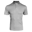 Island Green Island Green All Over 'Chain' Print Men's Polo Shirt - Grey White