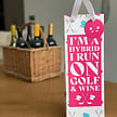 Surprizeshop Surprizeshop 3-Pack Golf Wine Bags - Bright Pink
