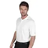 Island Green Performance Men's Polo Shirt - White
