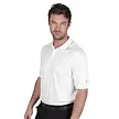Island Green Island Green Performance Men's Polo Shirt - White