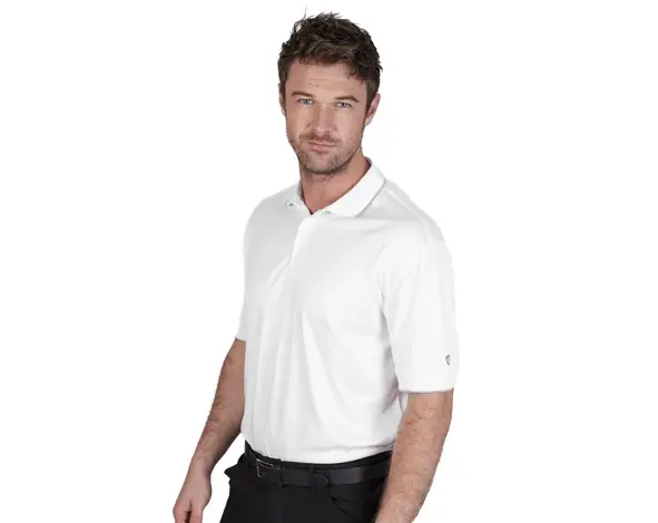 Island Green Island Green Performance Heren Polo Shirt - Wit