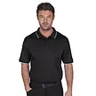 Island Green Island Green Performance Heren Polo Shirt - Zwart
