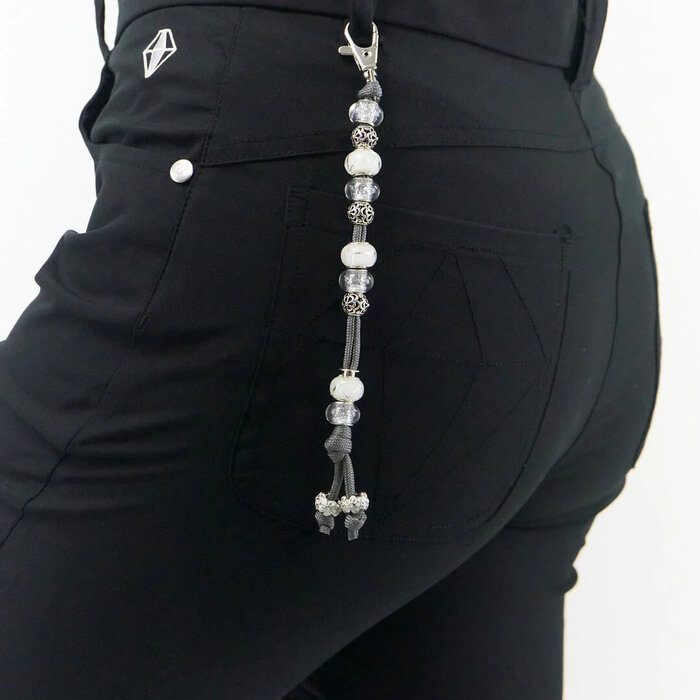 Surprizeshop Surprizeshop Beaded Crystal Golf Score Counter - Silver