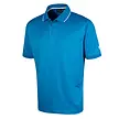 Island Green Island Green Performance Men's Polo Shirt - Sky Azure