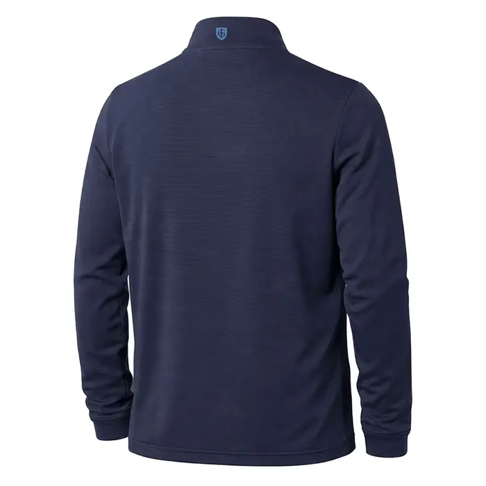 Island Green Island Green Textured Fabric Hombre Jersey - Azul Marino