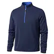 Island Green Island Green Textured Fabric Hombre Jersey - Azul Marino