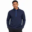 Island Green Island Green Textured Fabric Men's Top Layer - Navy