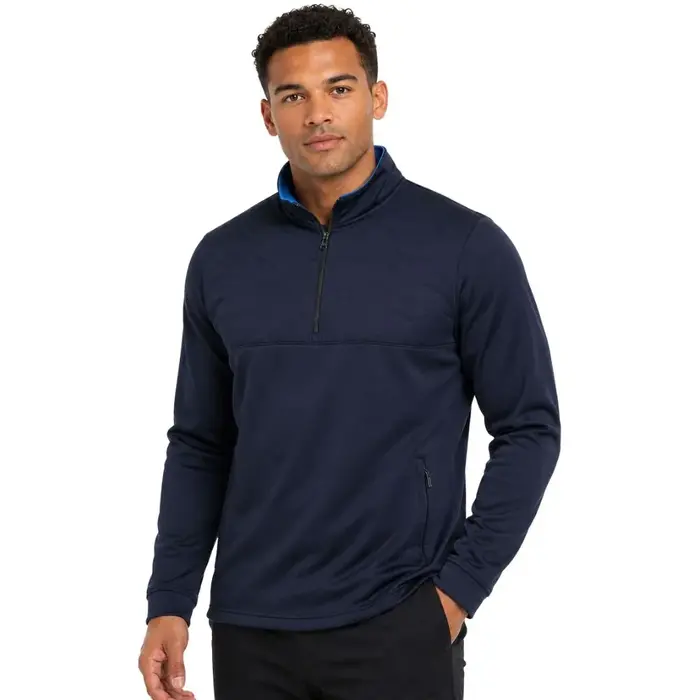 Island Green Island Green Quilted Lined Homme Top Layer - Bleu Marine
