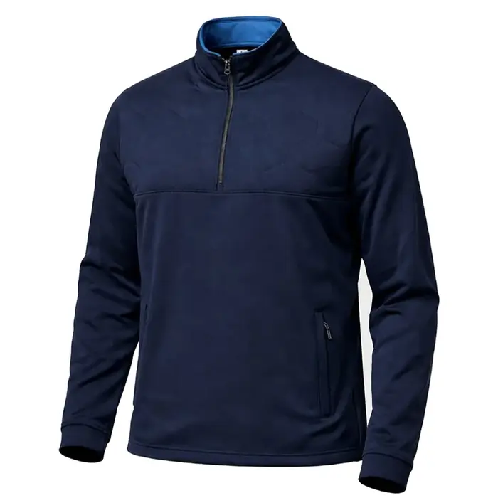 Island Green Island Green Quilted Lined Herren Top Layer - Marineblau