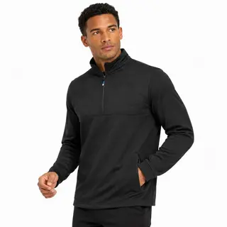Island Green Island Green Quilted Lined Hombre Top Layer - Gris Azul Marino