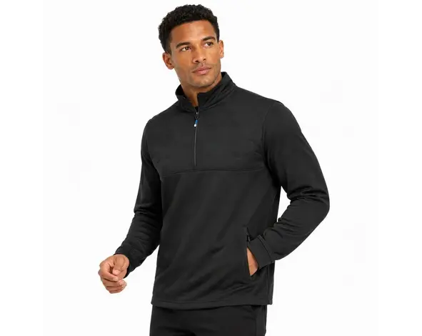 Island Green Island Green Quilted Lined Men's Top Layer - Charcoal Navy
