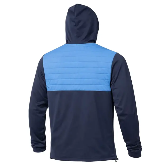Island Green Island Green Padded Technical Homme Sweat à Capuche - Bleu Marine Vert