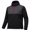 Island Green Island Green Padded Technical Herren Hoodie - Schwarz Rot