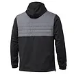 Island Green Island Green Padded Technical Heren Hoodie - Zwart Rood