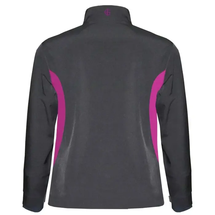 Island Green Island Green Stretch Imperméable Coupe-vent Femme Veste - Noir Rose