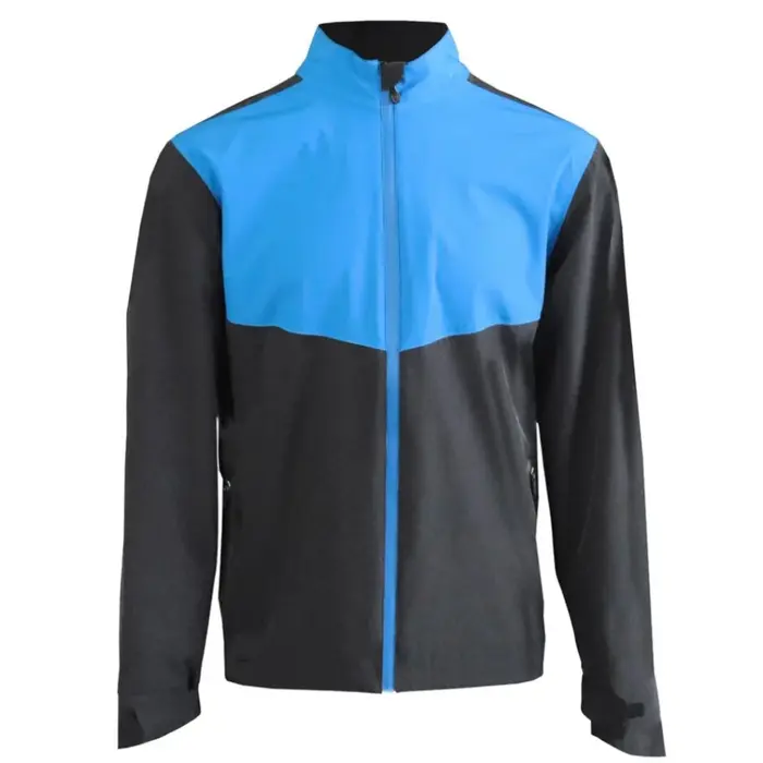 Island Green Island Green Stretch Waterdicht Winddicht Heren Jacket - Zwart Blauw