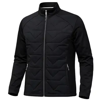 Island Green Island Green Quilted Performance Heren Jacket - Zwart