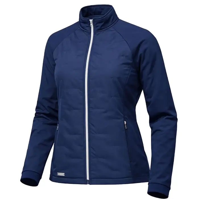 Island Green Island Green Quilted Padded Mujer Jacket - Azul Marino