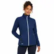 Island Green Island Green Quilted Padded Ladies Jacket - Dark Blue