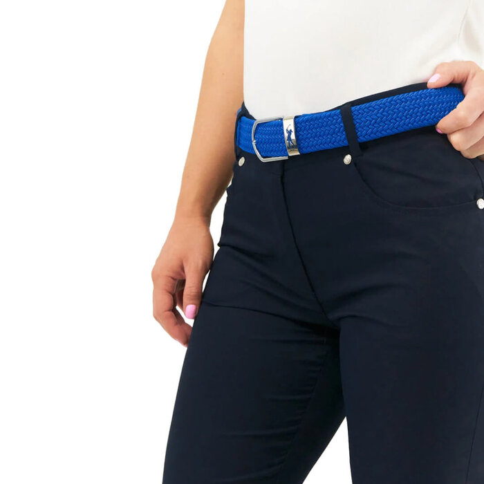 Surprizeshop Surprizeshop Webbing Belt Ladies Broekriem - Blauw