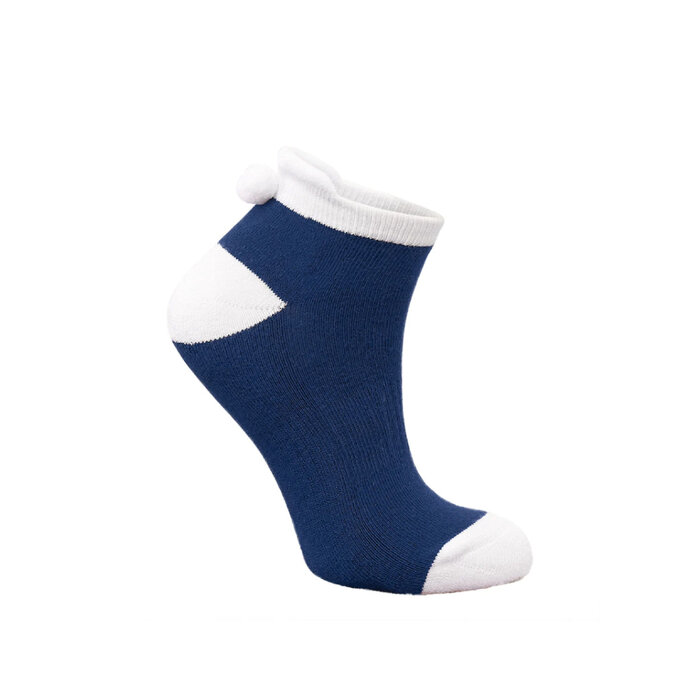 Surprizeshop Surprizeshop Dames Pom Pom Golfsokken - Meerkleurig (5 Paar)