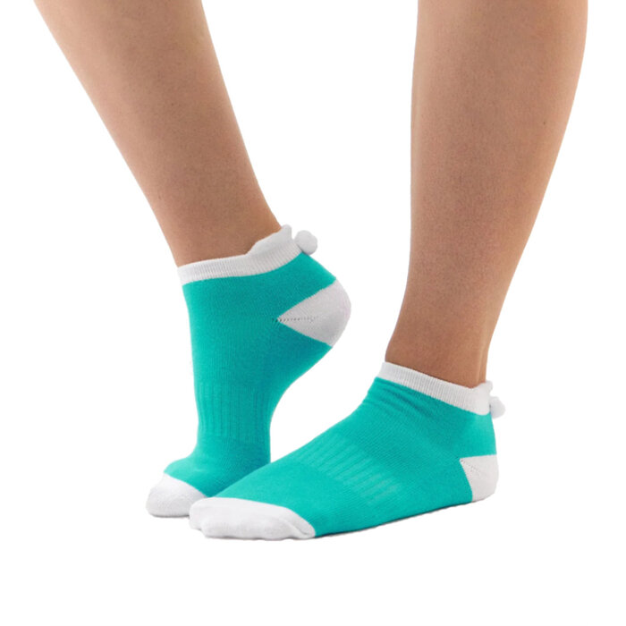 Surprizeshop Surprizeshop Dames Pom Pom Golfsokken - Meerkleurig (5 Paar)
