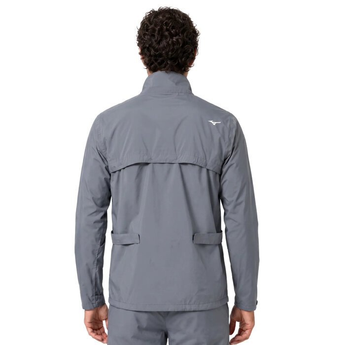 Mizuno Mizuno Arc Chaqueta Impermeable - Gris