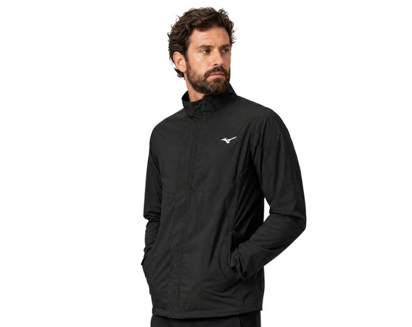 Mizuno Mizuno Arc Chaqueta Impermeable - Negro