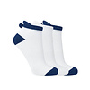 Chaussettes de Golf à Pompons pour Femmes Surprizeshop - Bleu Marine (3 Paires)