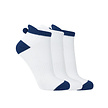 Surprizeshop Chaussettes de Golf à Pompons pour Femmes Surprizeshop - Bleu Marine (3 Paires)