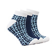 Surprizeshop Surprizeshop Calcetines Cortos de Golf para Mujer - Azul Marino Violeta (Pack de 3)