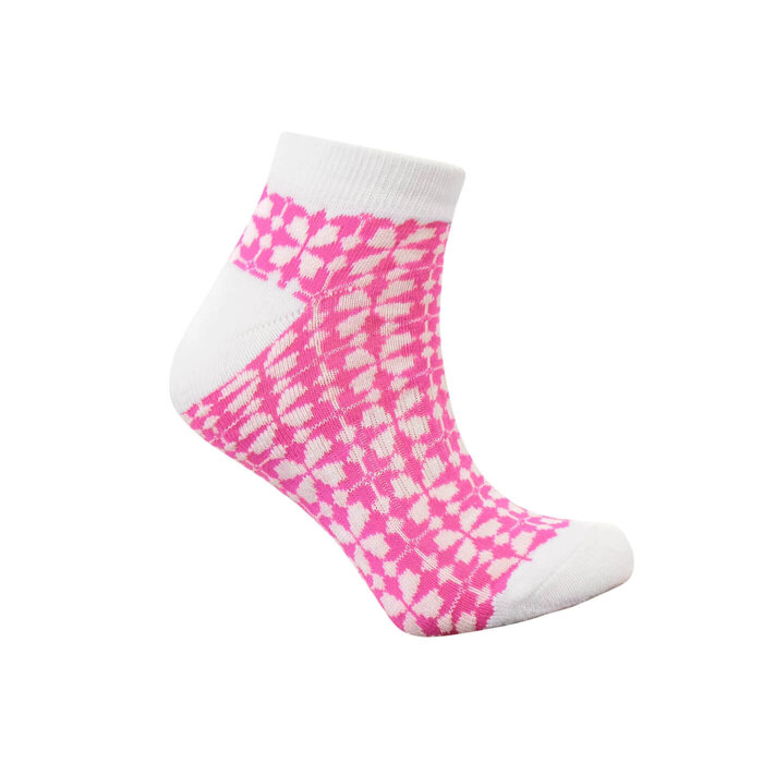 Surprizeshop Surprizeshop Calcetines Cortos De Golf Para Mujer - Rosa Violeta (Pack De 3)