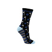 Surprizeshop Surprizeshop Dames Winter Crew Golfsokken - Marineblauw Grijs Zwart (3 Paar)