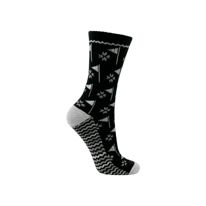 Surprizeshop Surprizeshop Chaussettes de Golf d'Hiver Mi-Hautes Femme - Bleu Marine Gris Noir (Lot de 3)