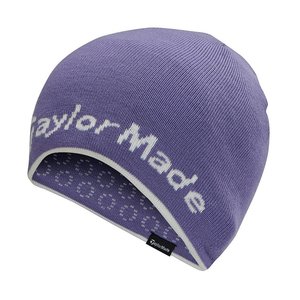 TaylorMade TaylorMade Reversable Ladies Beanie - Paars Wit TaylorMade TaylorMade Reversable Ladies Beanie - Paars Wit