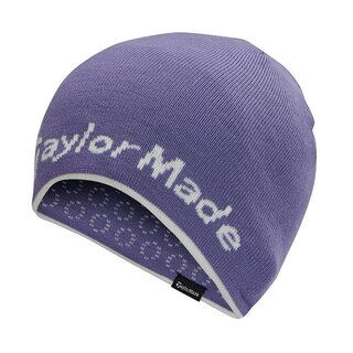 TaylorMade TaylorMade Reversable Ladies Beanie - Purple White