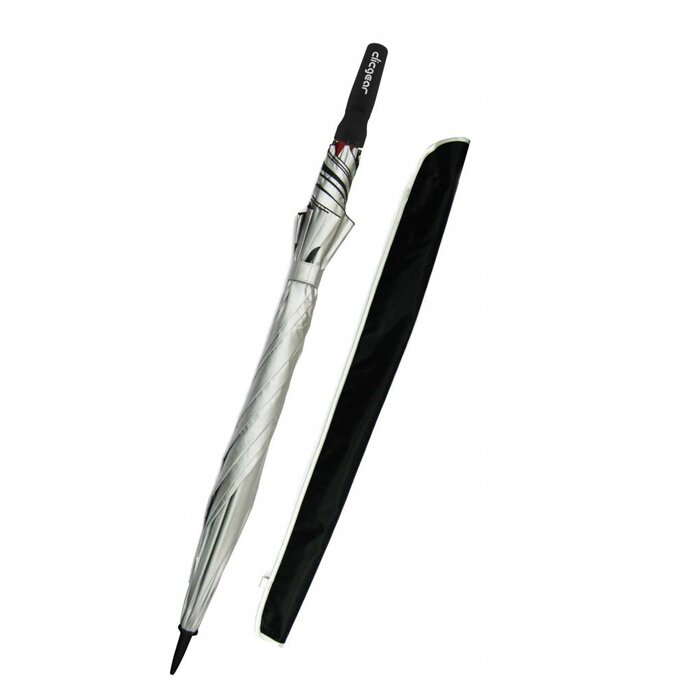 Clicgear Clicgear 68 inch Double Canopy Golf Umbrella - Silver