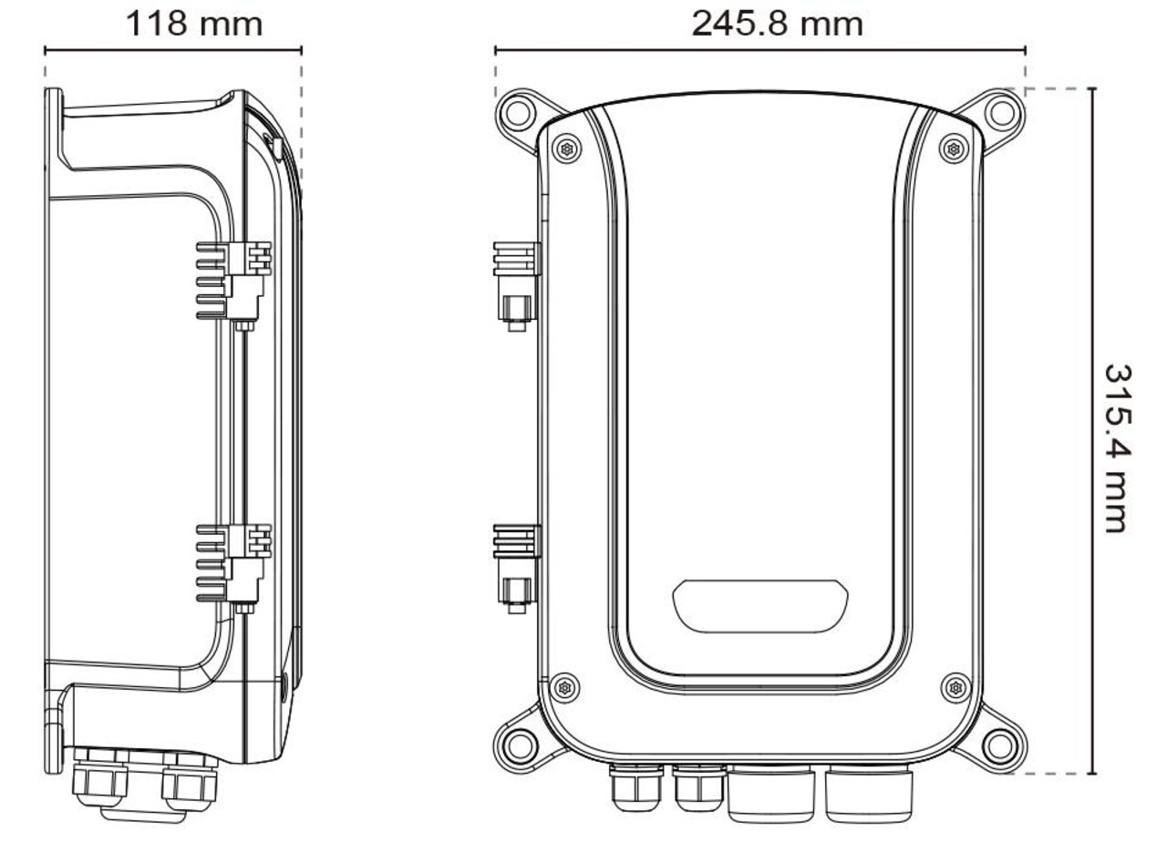 Industrial Outdoor 4-Port 60W PoE + 2-Port RJ45 + 2-Port SFP L2 plus Managed Gigabit Switch Industrial Outdoor 4-Port 60W PoE + 2-Port RJ45 + 2-Port SFP L2 plus Managed Gigabit Switch