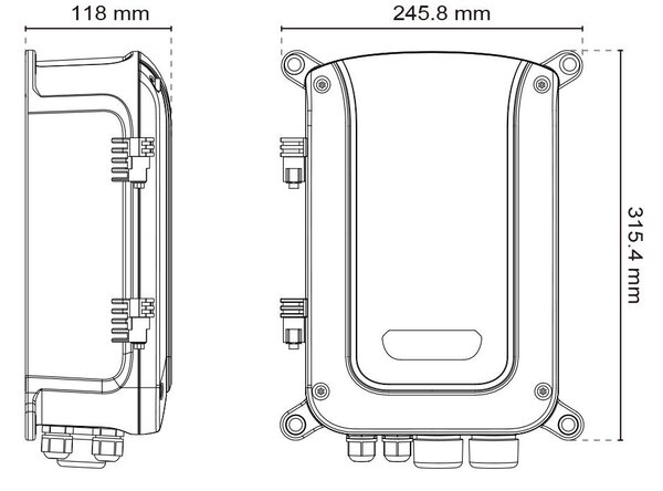 Industrial Outdoor 4-Port 60W PoE + 2-Port RJ45 + 2-Port SFP L2 plus Managed Gigabit Switch Industrial Outdoor 4-Port 60W PoE + 2-Port RJ45 + 2-Port SFP L2 plus Managed Gigabit Switch