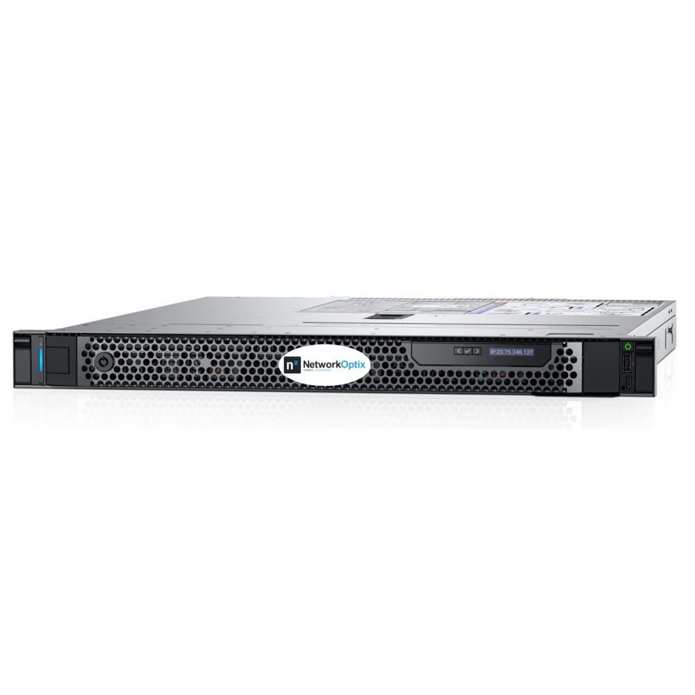 Network Optix Server - 19" - 1U - 4 x 16TB = 43.2TB Netto Network Optix Server - 19" - 1U - 4 x 16TB = 43.2TB Netto