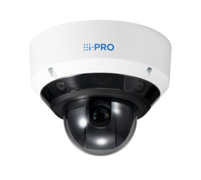 i-PRO 4x5MP Outdoor Multi-directional+2MP(1080p) 21x PTZ AI Network Camera