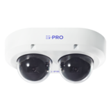 i-PRO 2x4K(16MP) IR Outdoor Multi-directional Network Camera met AI Engine