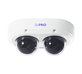 i-PRO 2x4K(16MP) IR Outdoor Multi-directional Network Camera met AI Engine