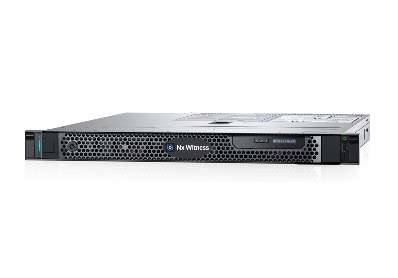 Network Optix Server - 19" - 1U - 4 x 16TB = 43.2TB Netto Network Optix Server - 19" - 1U - 4 x 16TB = 43.2TB Netto