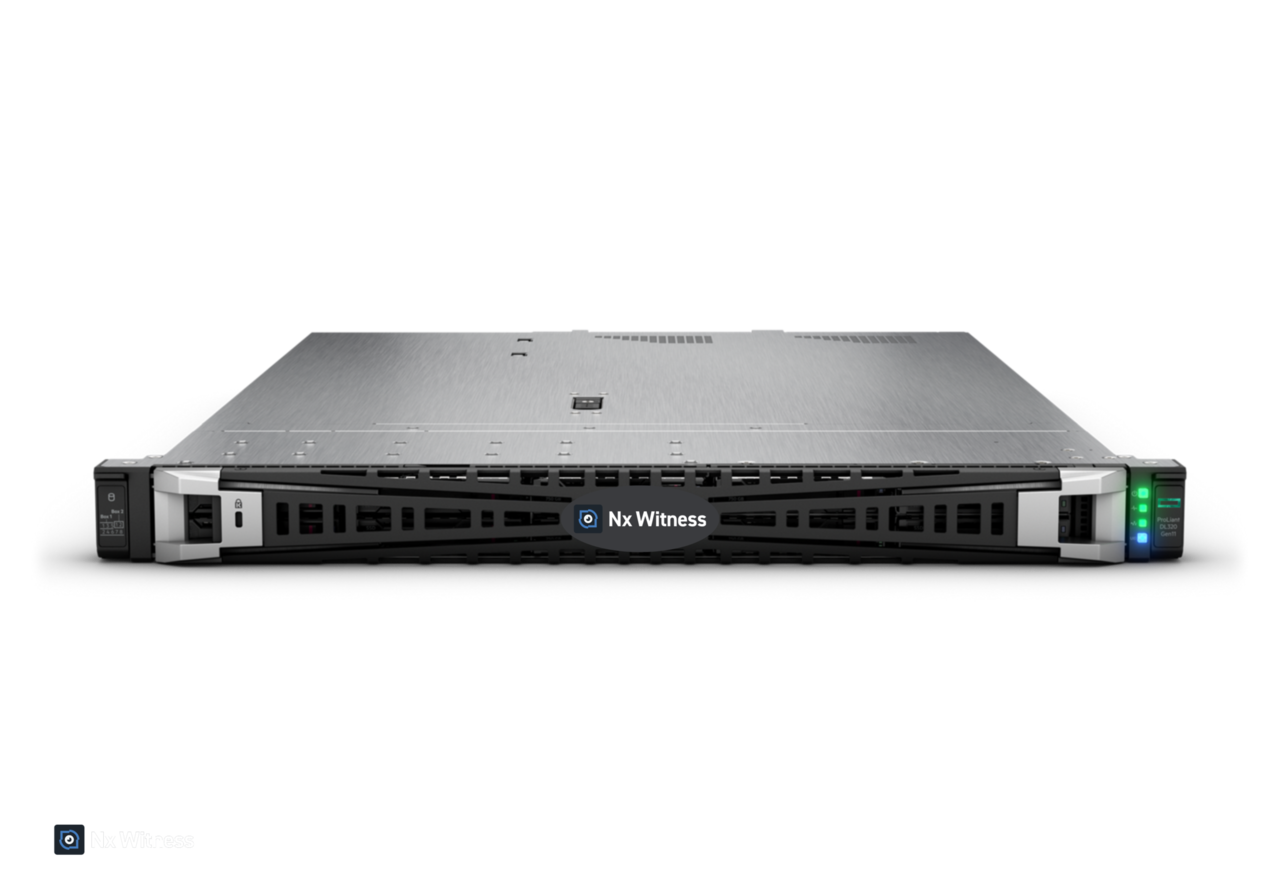 HPE Nx Witness SD | 32TB Server 19" - 1U - Short Depth (400mm) 2 x 16TB