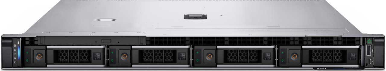 Dell PowerEdge™VMS Server  19" - 1U - 64TB | Intel® Xeon®, 32GB, 2 x 480GB SSD, RAID 1 for Windows Server 2025 STD UK 64 bits Operating System (included)