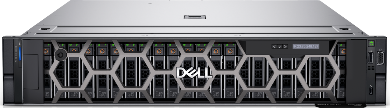 Dell PowerEdge™ VMS Server R76 MY25, 19" - 2U - 8/12 - 96TB Bruto |Intel® Xeon®, 64GB, 2 x 480GB SSD, RAID 1 for Windows Server 2025 STD UK 64 bits Operating System Dell PowerEdge™ VMS Server R76 MY25, 19" - 2U - 8/12 - 96TB Bruto |Intel® Xeon®, 64GB, 2 x 480GB SSD, RAID 1 for Windows Server 2025 STD UK 64 bits Operating System