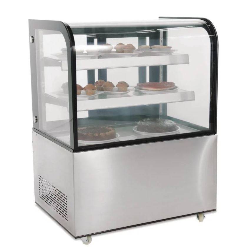 Refrigerated Showcase 270 Liter Curved Glass Schedules Of